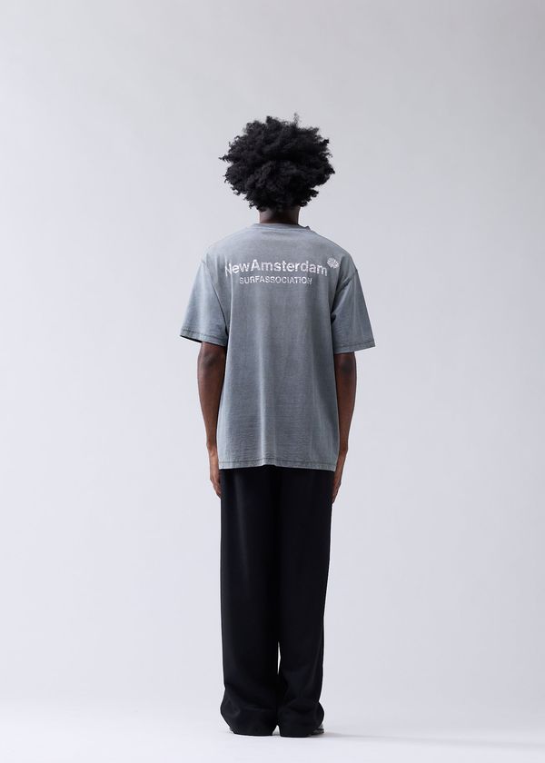 New Amsterdam Surf Association Logo Tee SHARK GREEN/WHITE