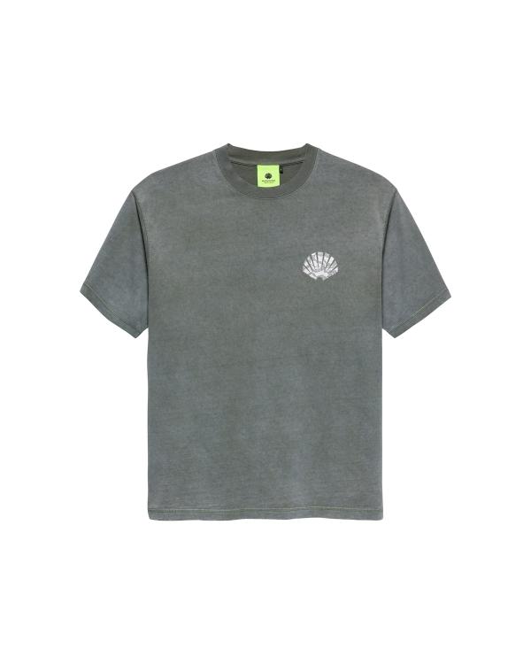 new amsterdam surf association Logo Tee SHARK GREEN/WHITE