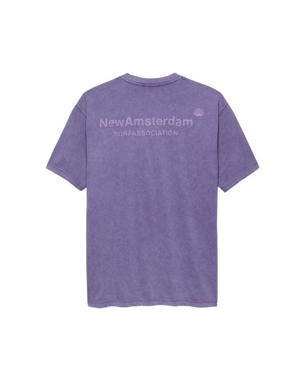 New Amsterdam Surf Association LOGO TEE WASHED EMBRO PURPLE HAZE WASHED EMBRO PURPLE HAZE