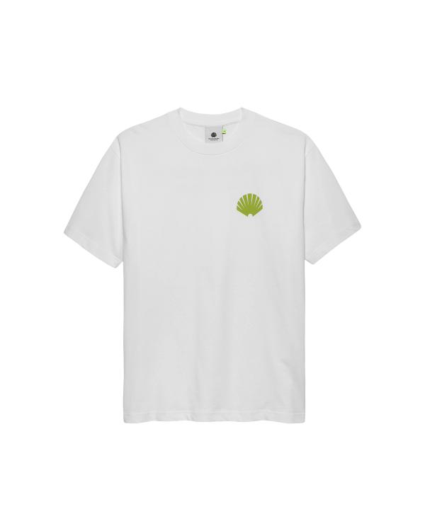 new amsterdam surf association LOGO TEE WHITE/GREEN WHITE/GREEN