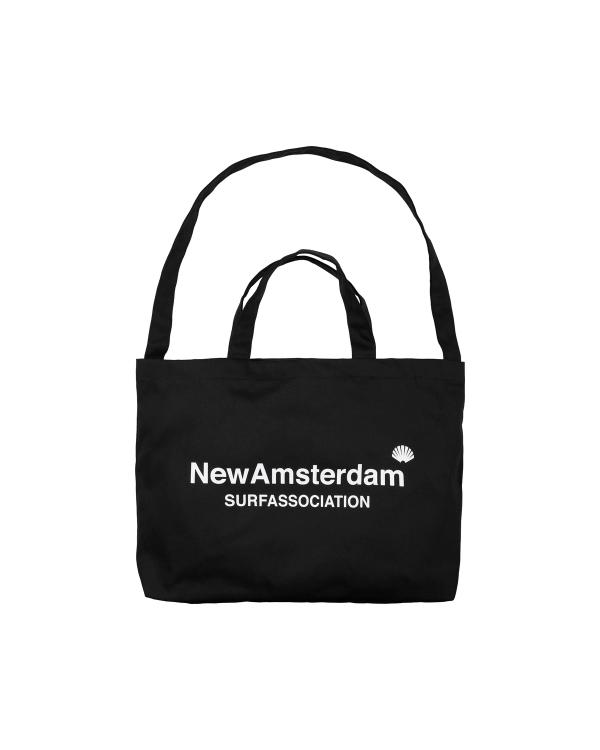 new amsterdam surf association LOGO TOTE BLACK/WHITE BLACK/WHITE new amsterdam surf association LOGO TOTE BLACK/WHITE BLACK/WHITE