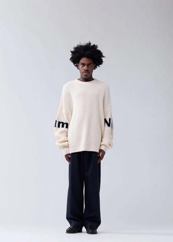 New Amsterdam Surf Association Name Knit ECRU/BLACK