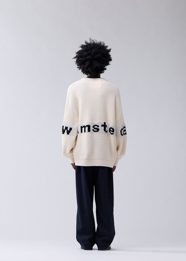 New Amsterdam Surf Association Name Knit ECRU/BLACK
