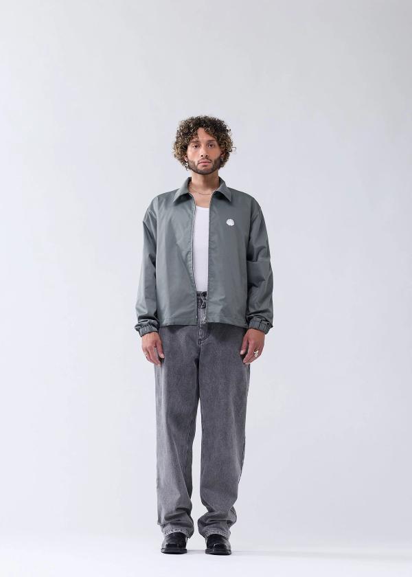 New Amsterdam Surf Association NYLON COACH JACKET SHARK GREEN SHARK GREEN