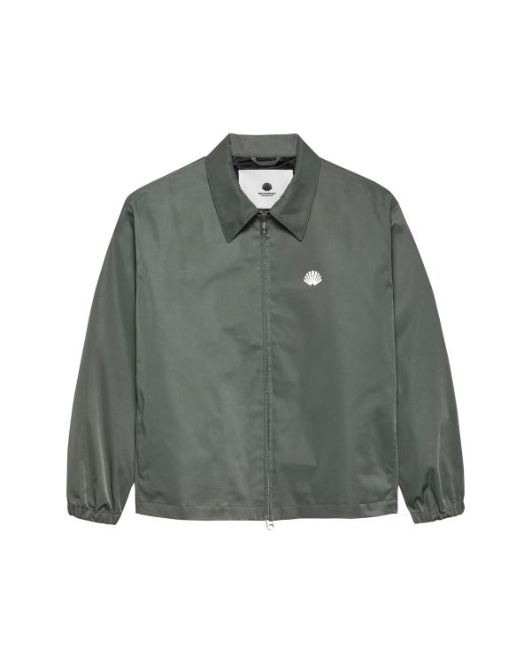 new amsterdam surf association NYLON COACH JACKET SHARK GREEN SHARK GREEN