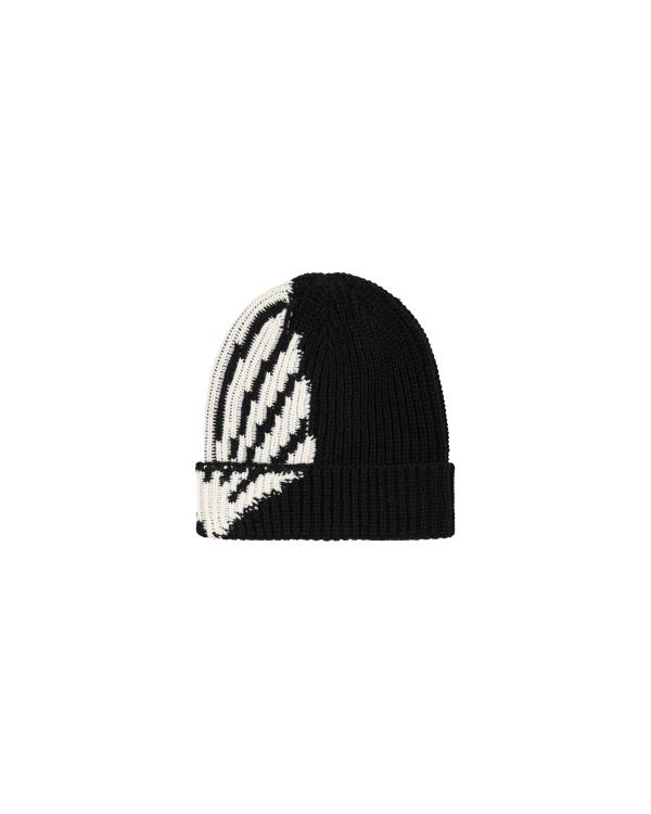 new amsterdam surf association Oyster beanie BLACK/ECRU