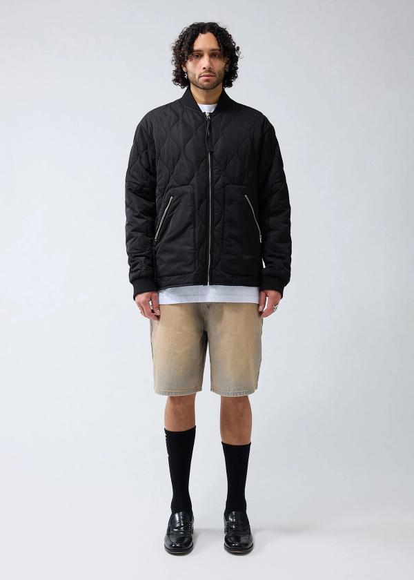 New Amsterdam Surf Association QUILTED JACKET BLACK