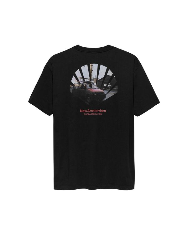 New Amsterdam Surf Association ROAD TRIP TEE BLACK BLACK