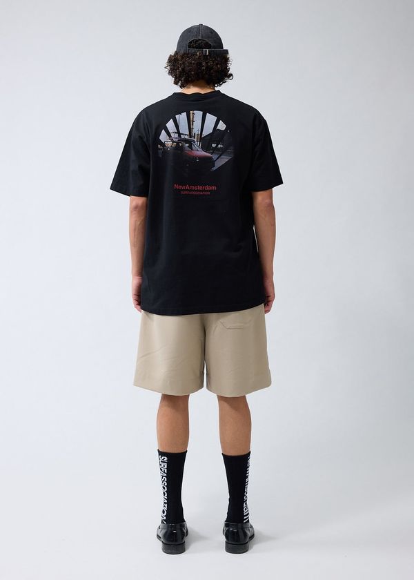 New Amsterdam Surf Association ROAD TRIP TEE BLACK BLACK