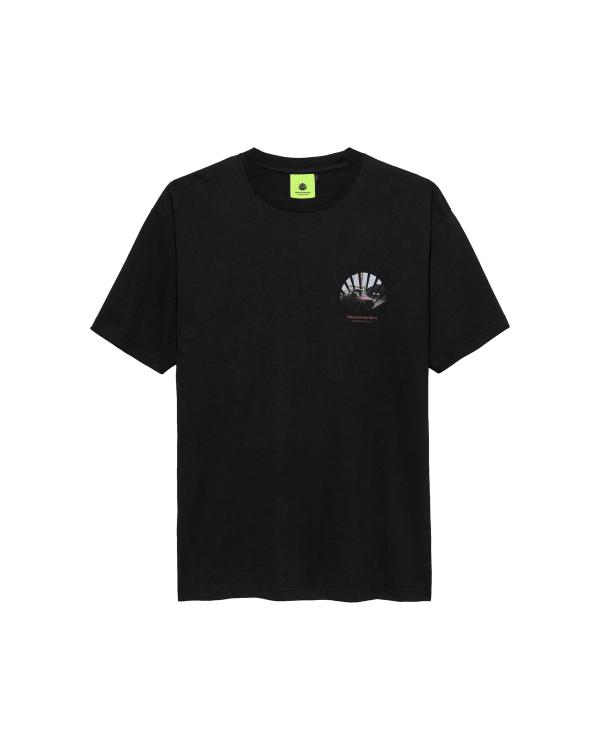 new amsterdam surf association ROAD TRIP TEE BLACK BLACK