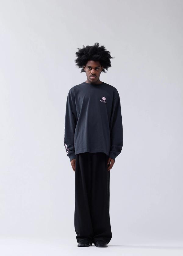 New Amsterdam Surf Association TARGET LONGSLEEVE ANTHRACITE ANTHRACITE