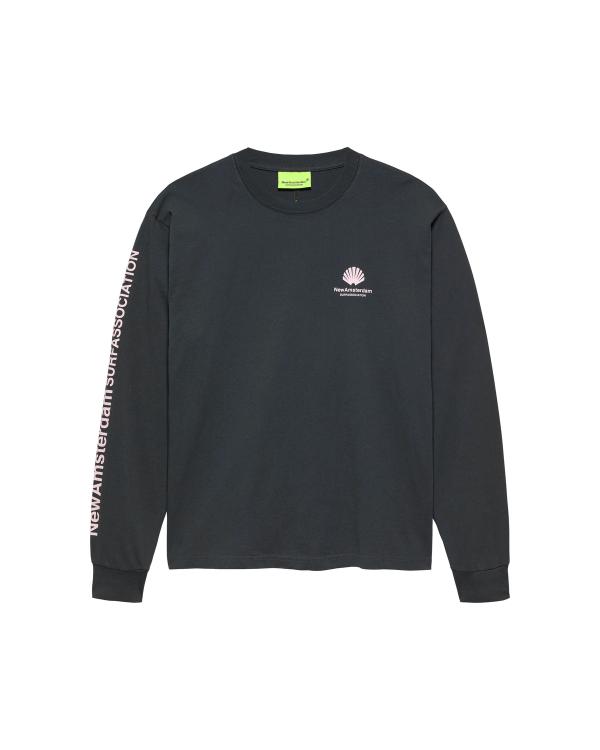new amsterdam surf association TARGET LONGSLEEVE ANTHRACITE ANTHRACITE