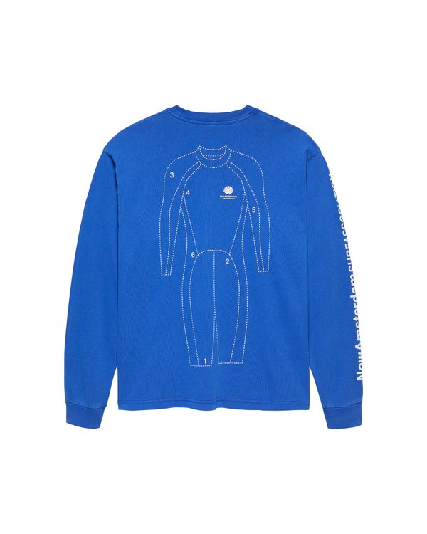New Amsterdam Surf Association TARGET LONGSLEEVE COBALT COBALT