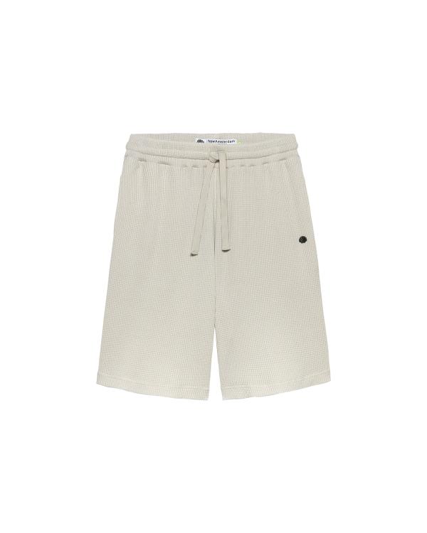 new amsterdam surf association WAFFLE SHORTS WASHED GREY WASHED GREY