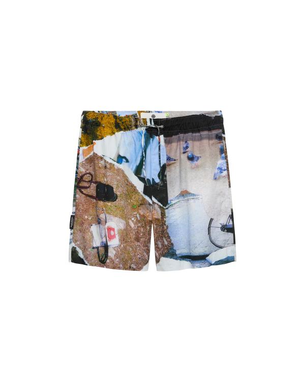 new amsterdam surf association WORK SHORTS MEMORY LANE AOP