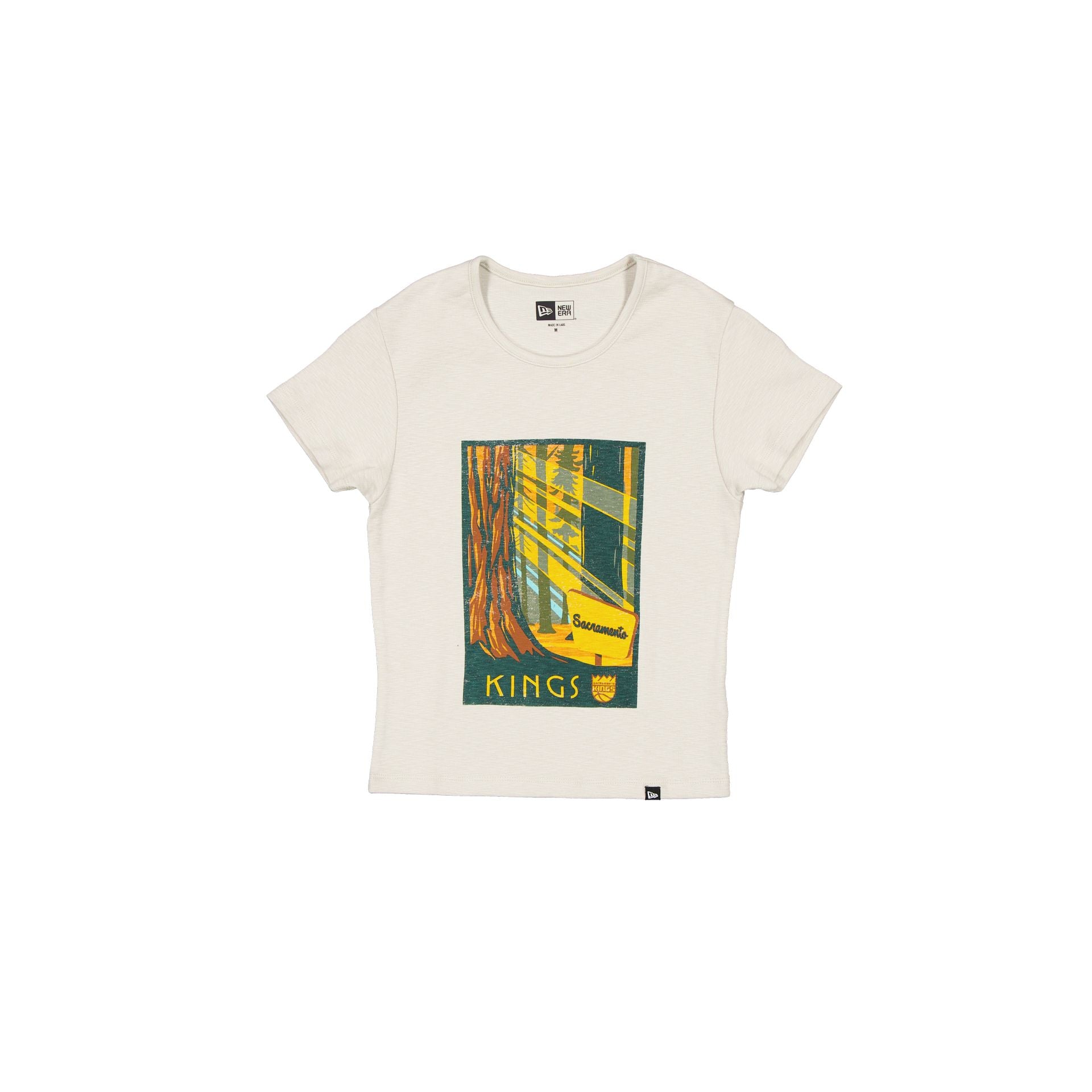 new era 2025 All-Star Game Victory Grove Women's Stone T-Shirt