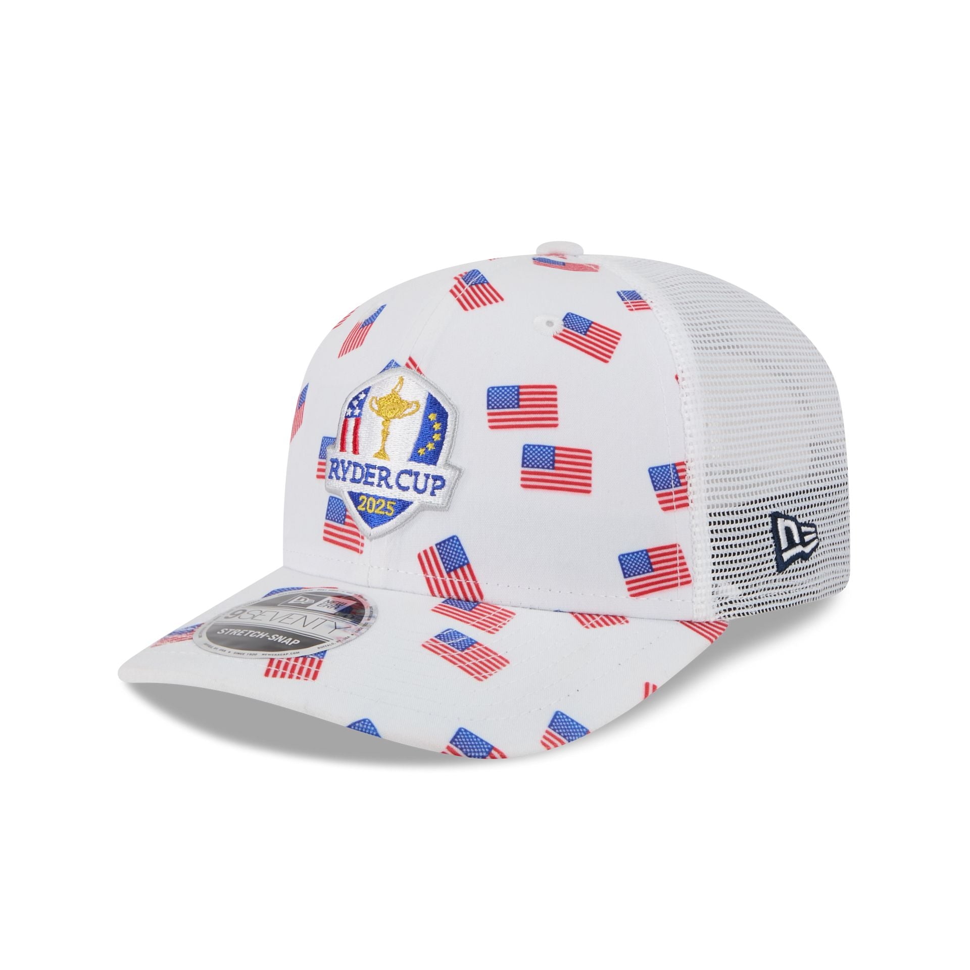 new era 2025 Ryder Cup Flag Pattern 9SEVENTY Trucker