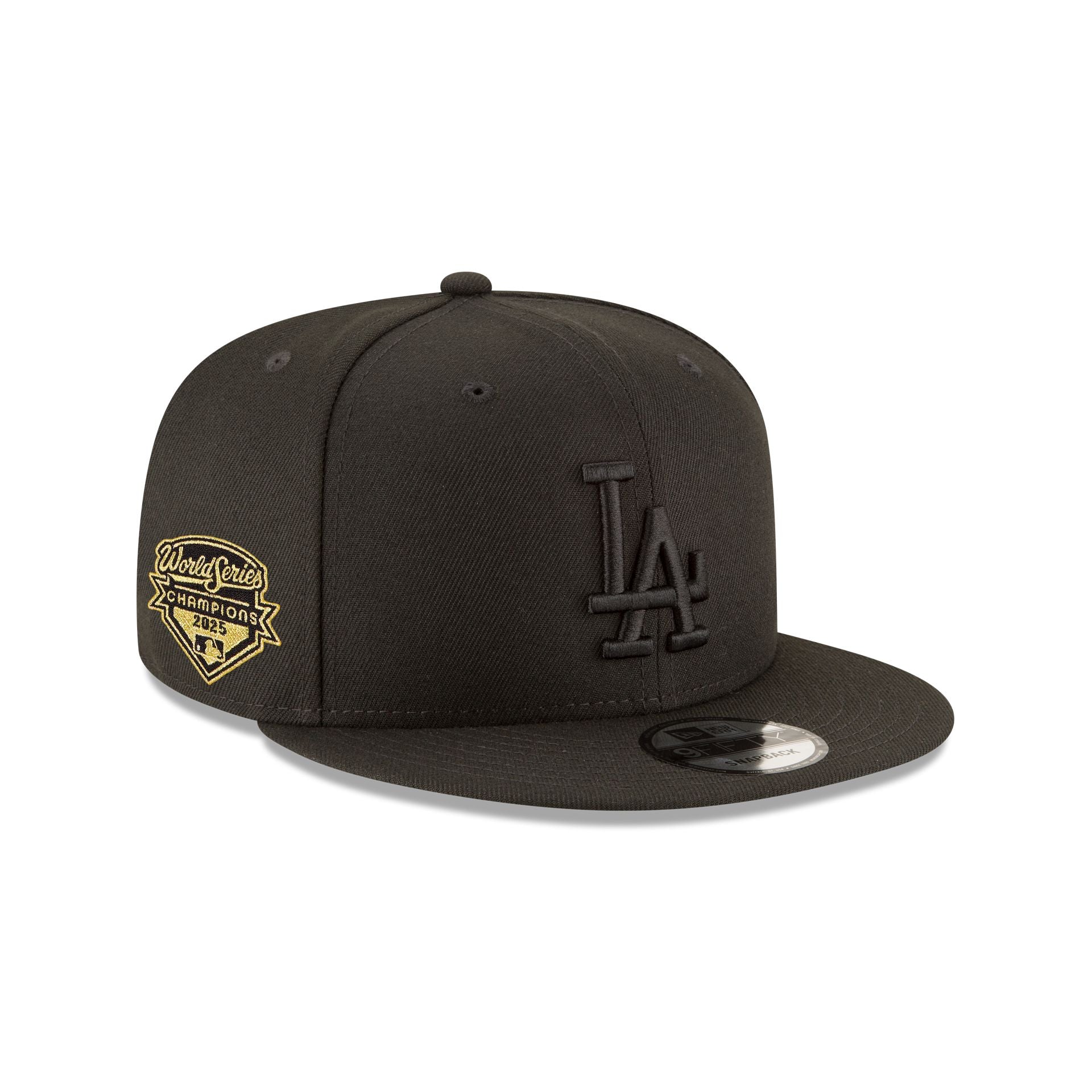 new era 2025 World Series Champions Black on Black 9FIFTY Snapback