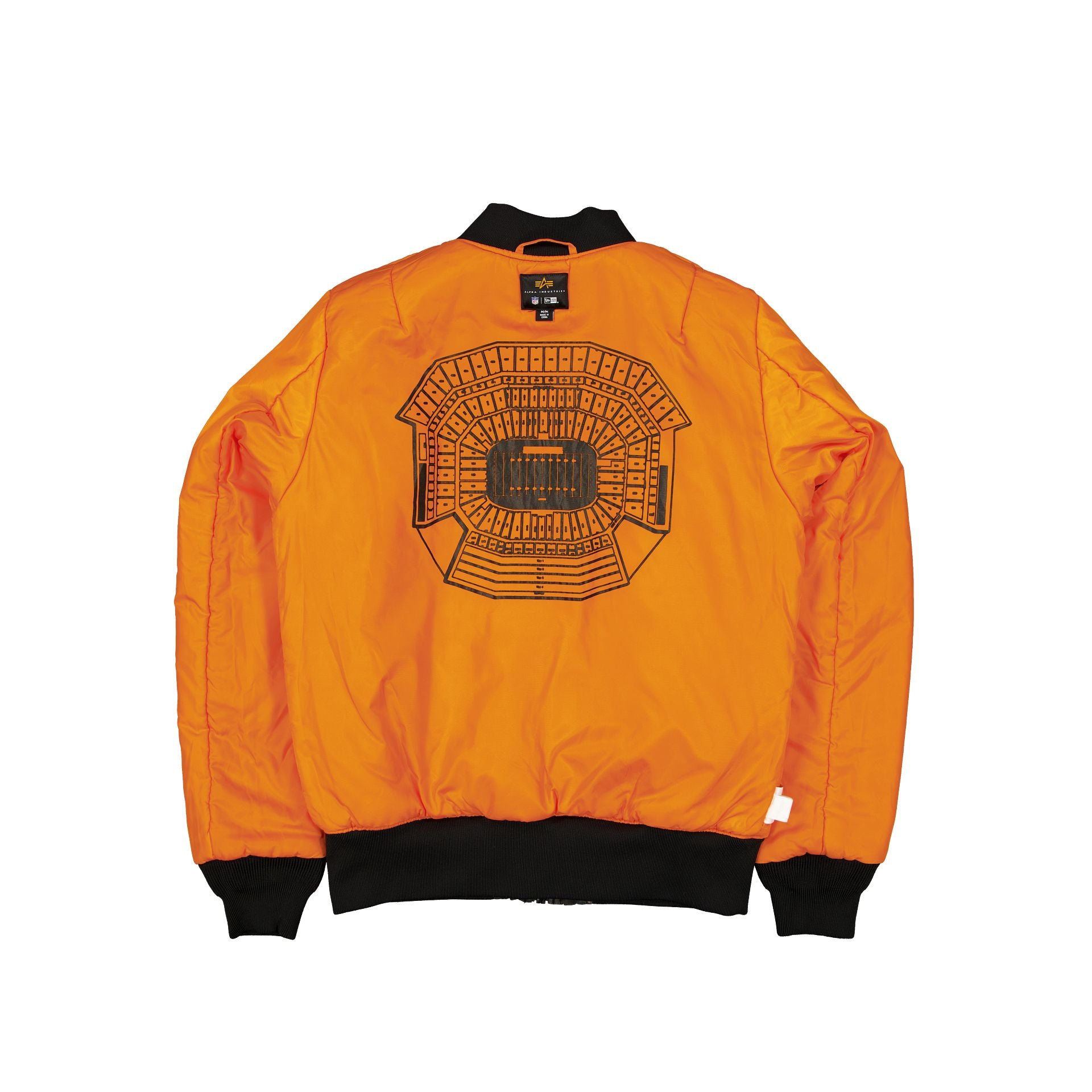 New Era Alpha Industries Black Camo MA-1 Bomber Jacket