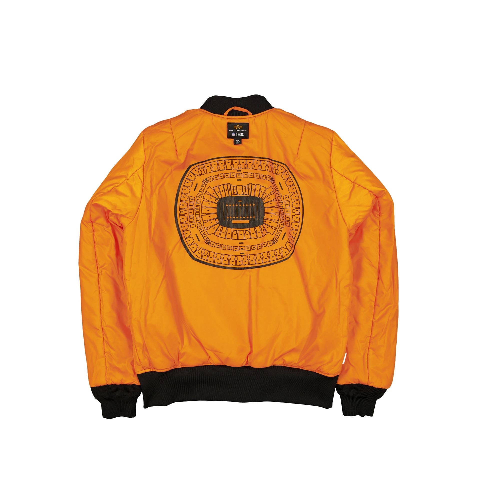 New Era Alpha Industries Black Camo MA-1 Bomber Jacket