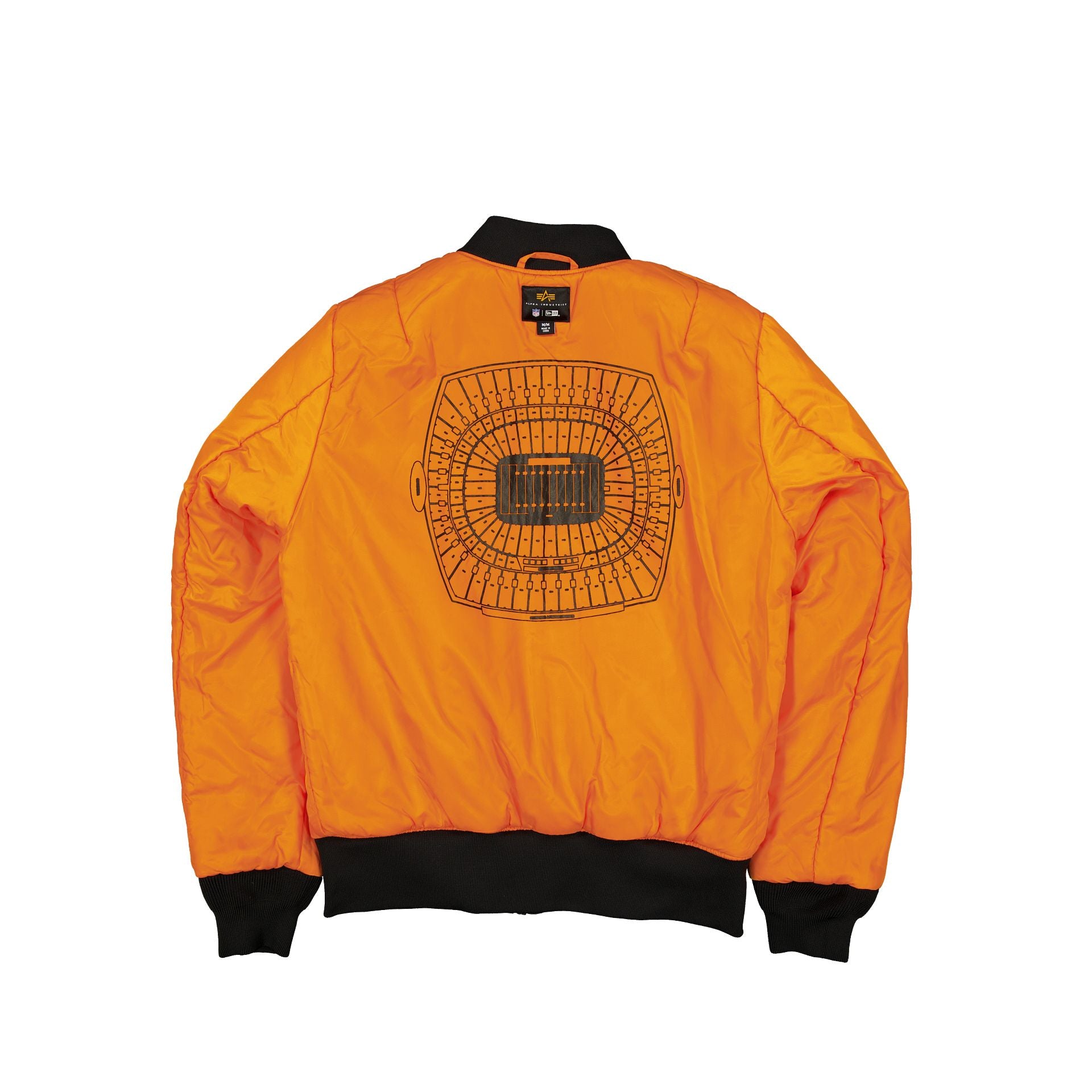 New Era Alpha Industries Black Camo MA-1 Bomber Jacket
