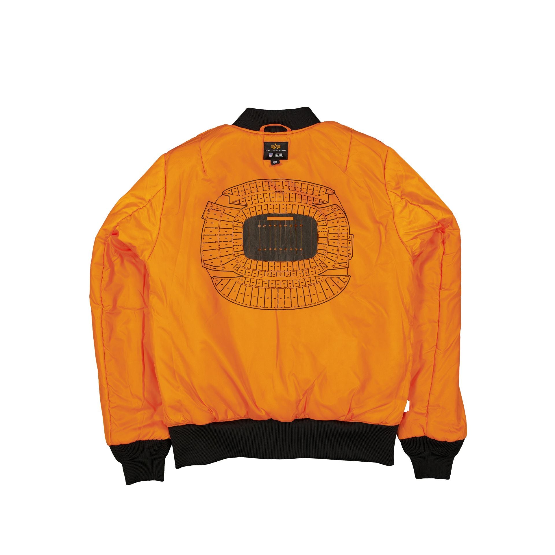 New Era Alpha Industries Black Camo MA-1 Bomber Jacket