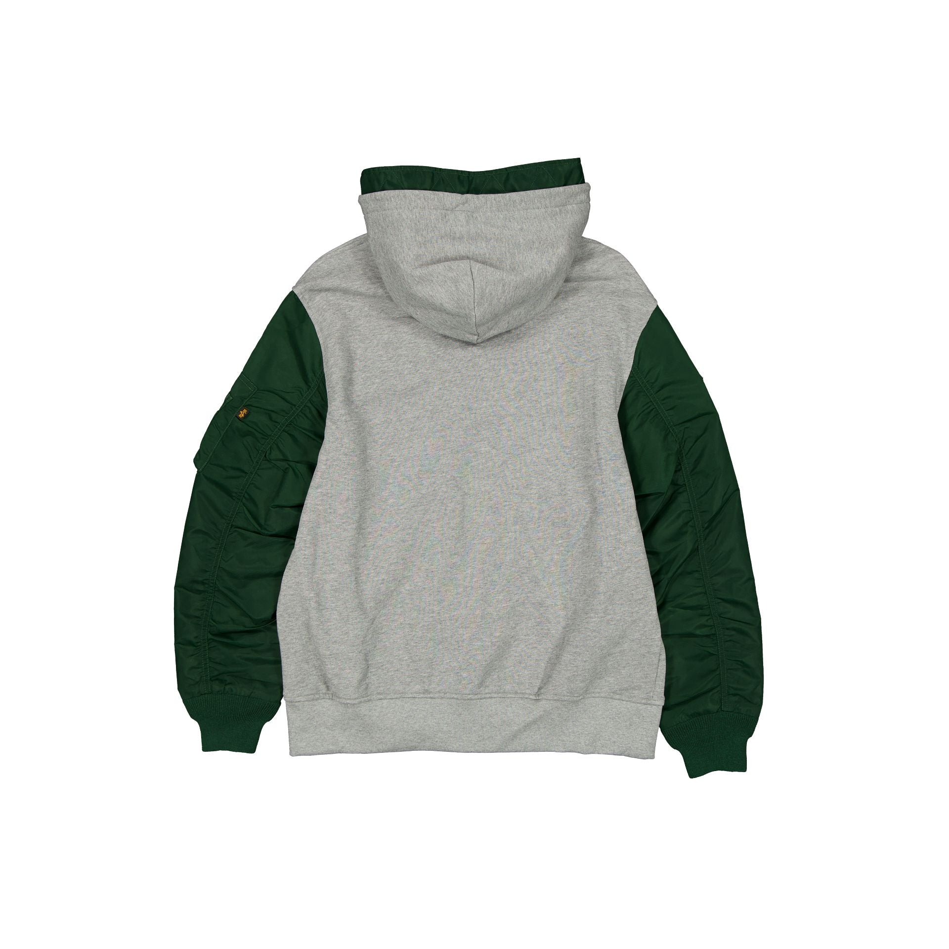 New Era Alpha Industries Gray MA-1 Full Zip Fleece Jacket