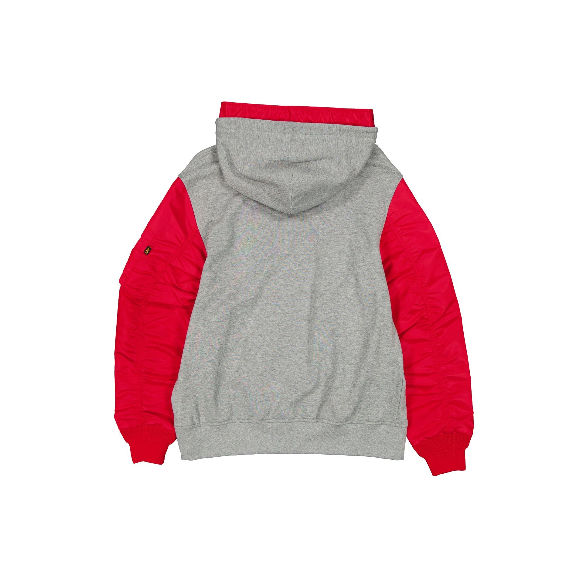 New Era Alpha Industries Gray MA-1 Full Zip Fleece Jacket