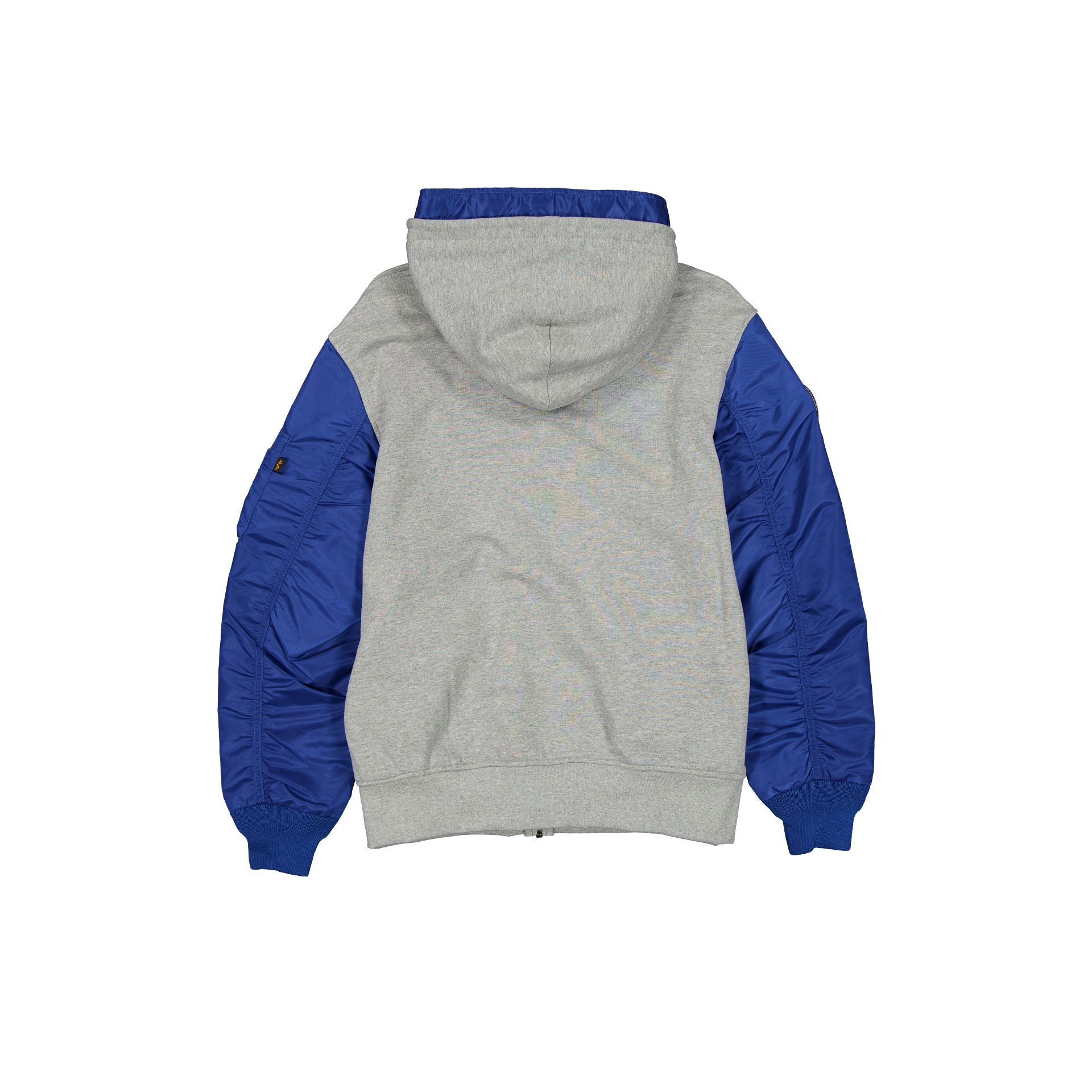 New Era Alpha Industries Historic Gray MA-1 Full Zip Fleece Jacket