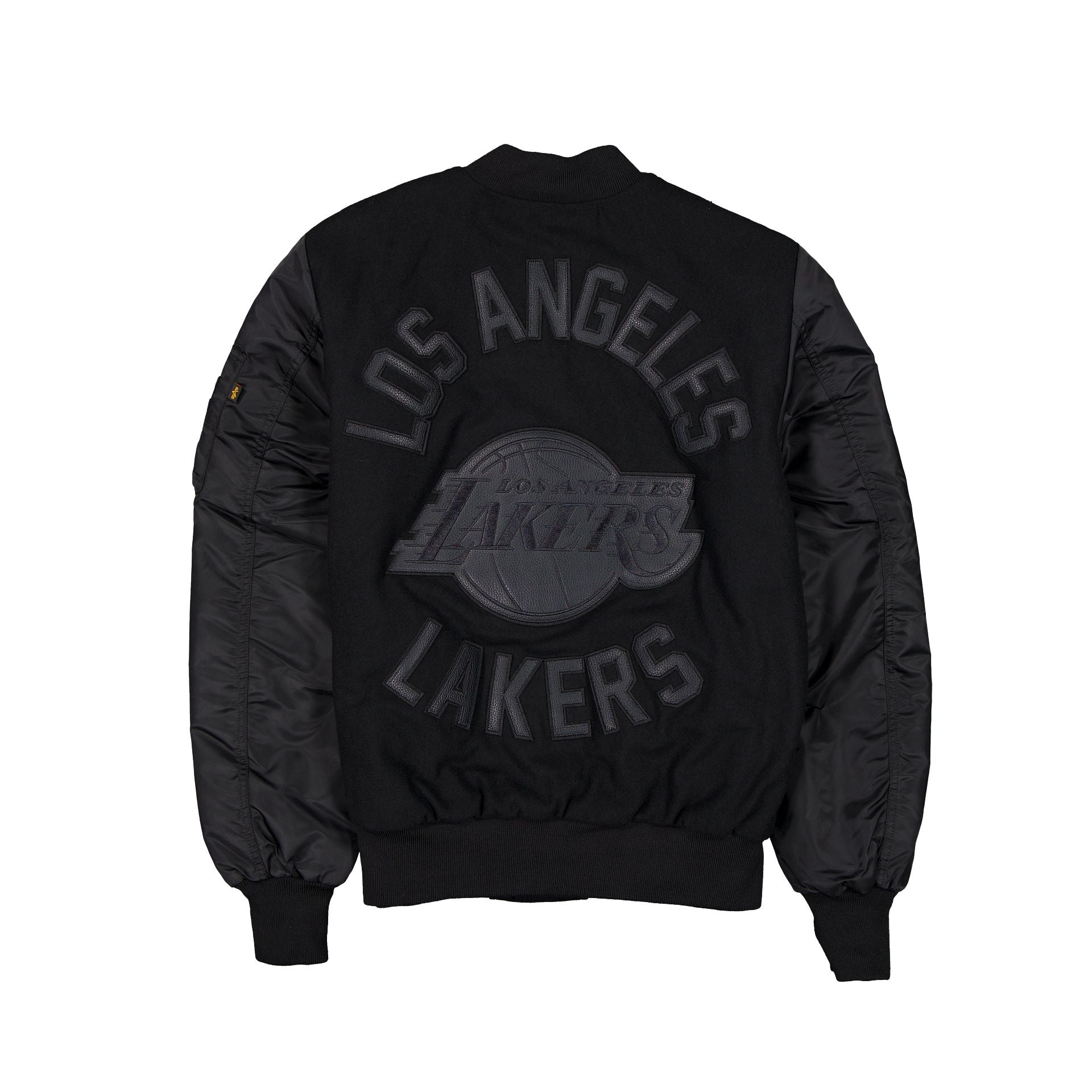 New Era Alpha Industries MA-1 Wool Varsity Jacket Black