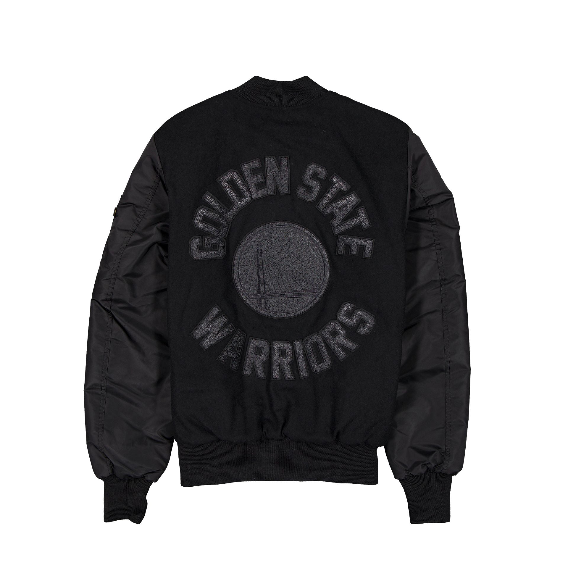New Era Alpha Industries MA-1 Wool Varsity Jacket Black