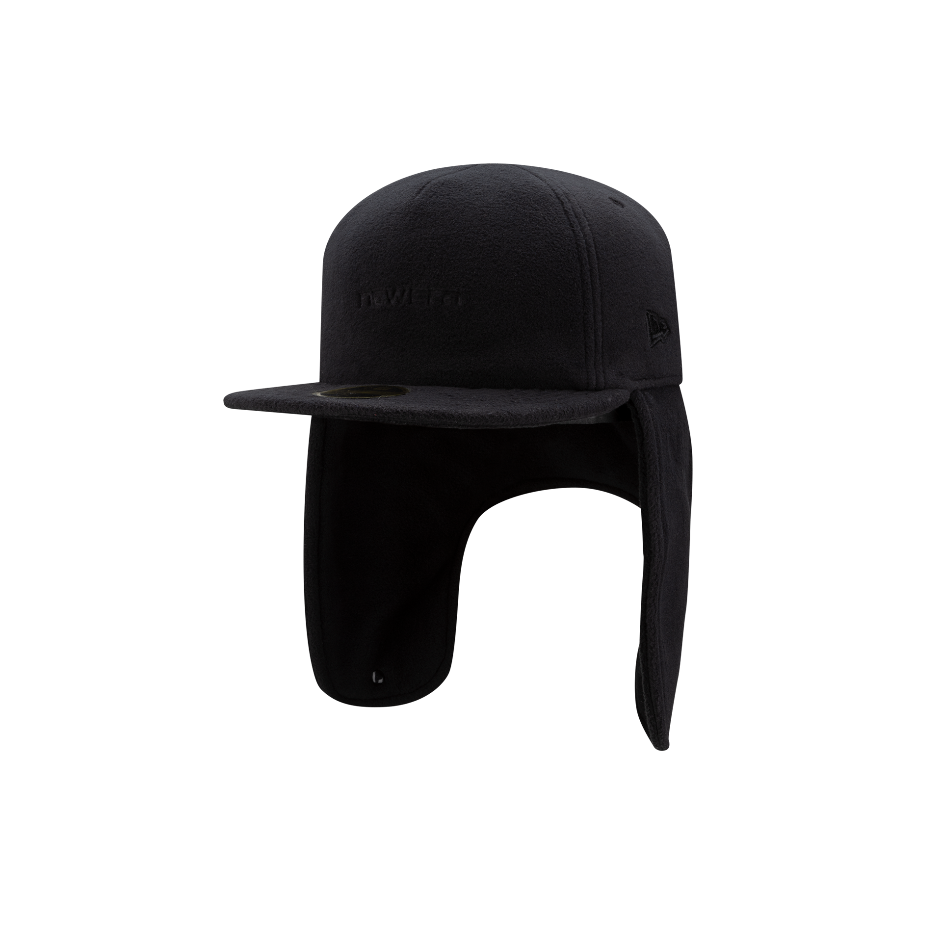 new era Black Polartec Dog Ear Retro Crown 59FIFTY Fitted