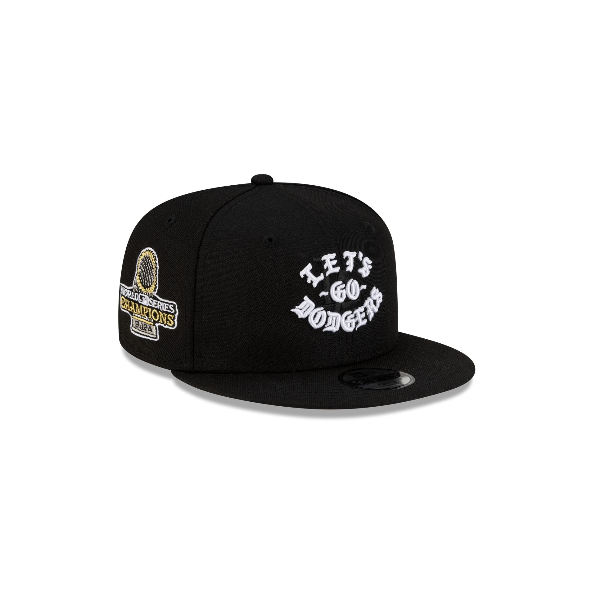 new era Born x Raised Let's Go Dodgers World Series Kids Black 9FIFTY Snapback