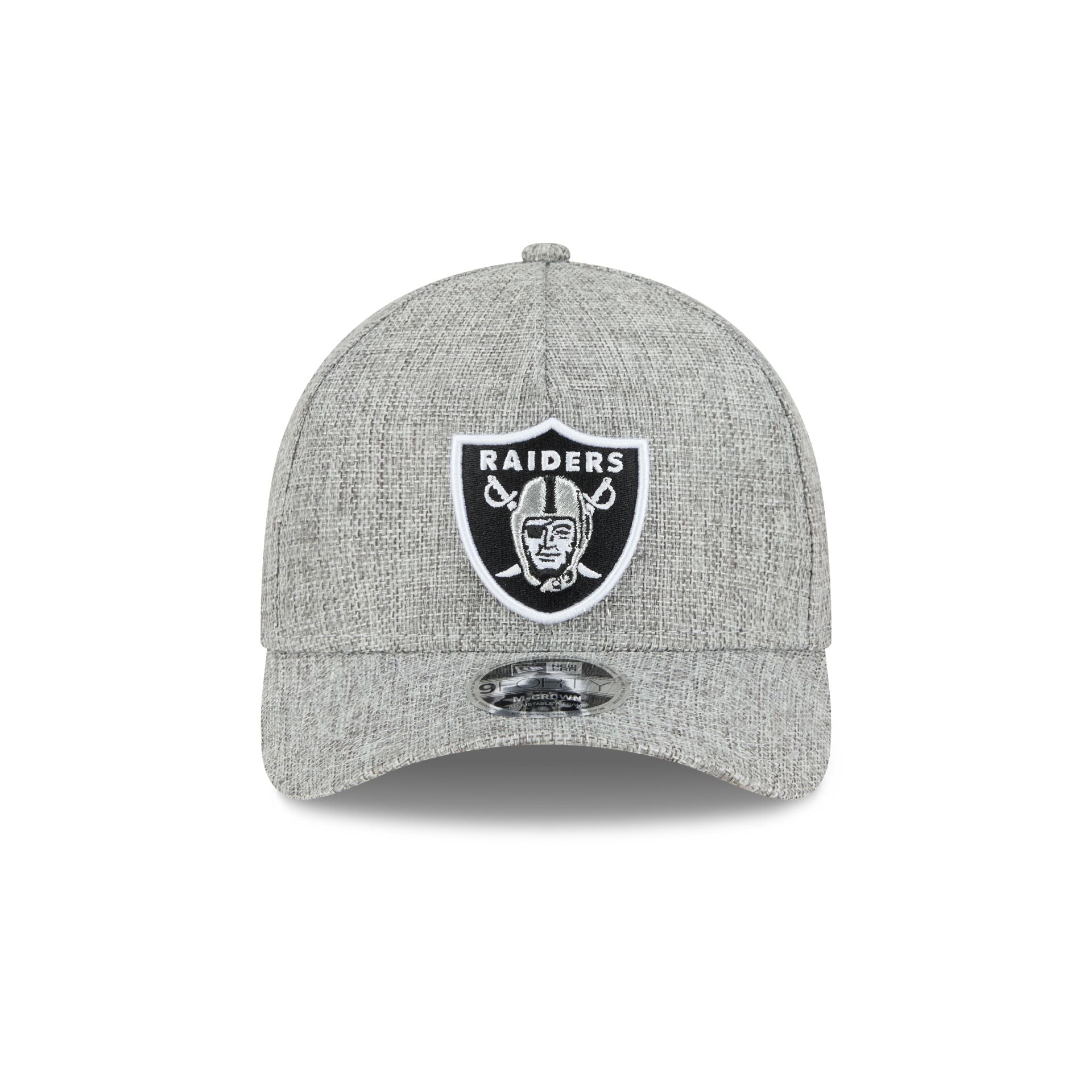 New Era Cotton Weave Gray 9FORTY M-Crown A-Frame Snapback
