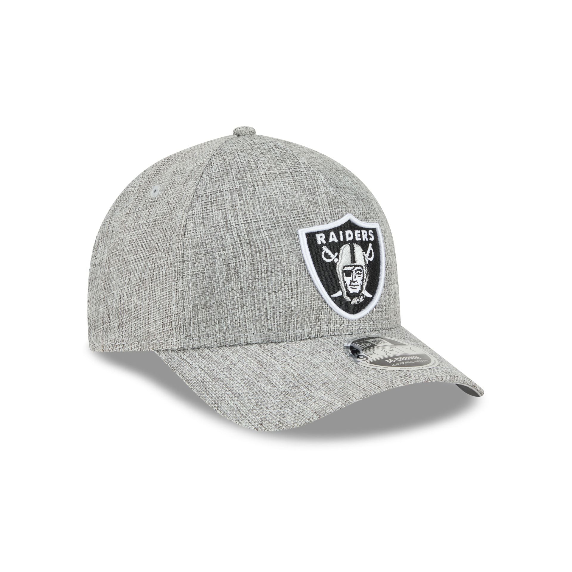 New Era Cotton Weave Gray 9FORTY M-Crown A-Frame Snapback