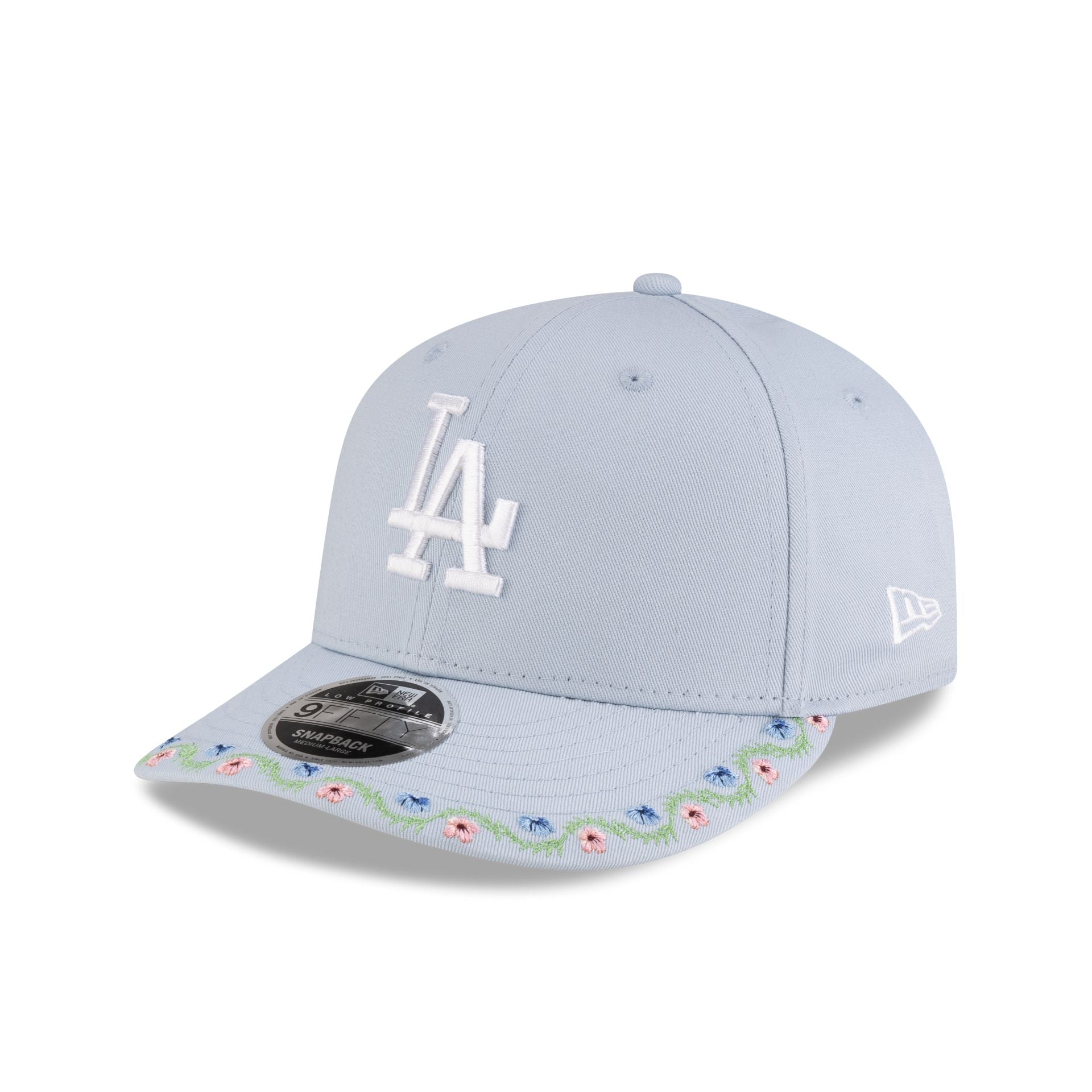 new era Floral Pastel Blue Low Profile 9FIFTY Snapback
