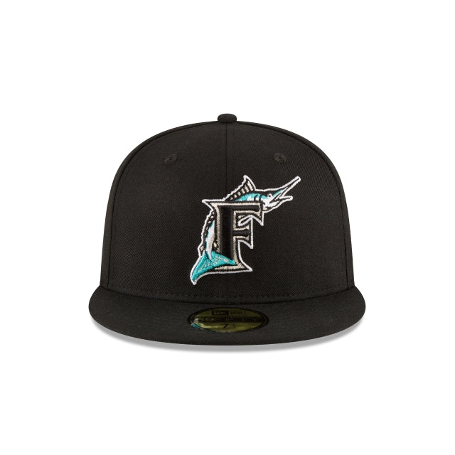 New Era Florida Marlins World Series Black Wool 59FIFTY Fitted