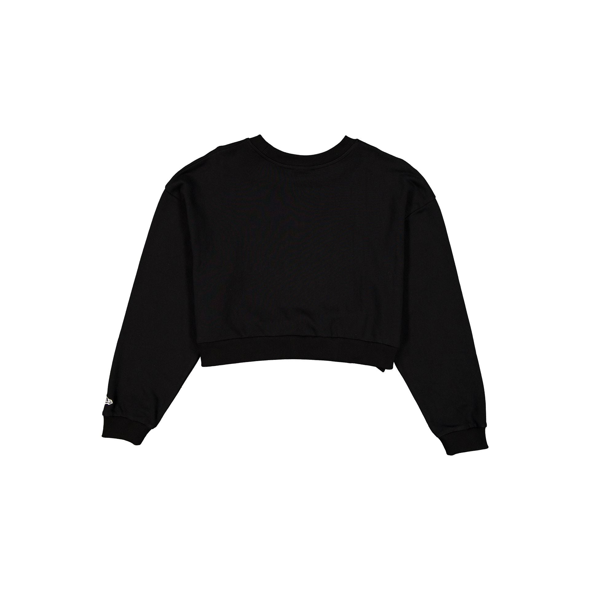New Era League Essential Cropped Black Women's Crewneck