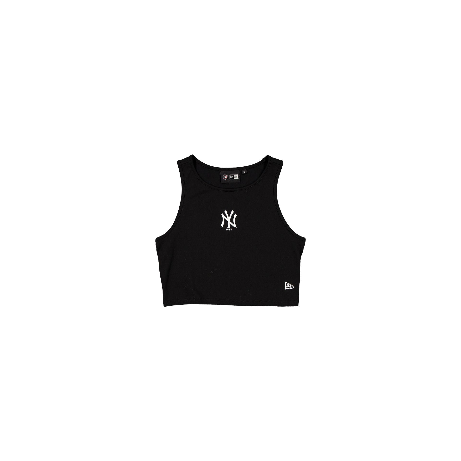 new era League Essential Cropped Black Women's Tank Top
