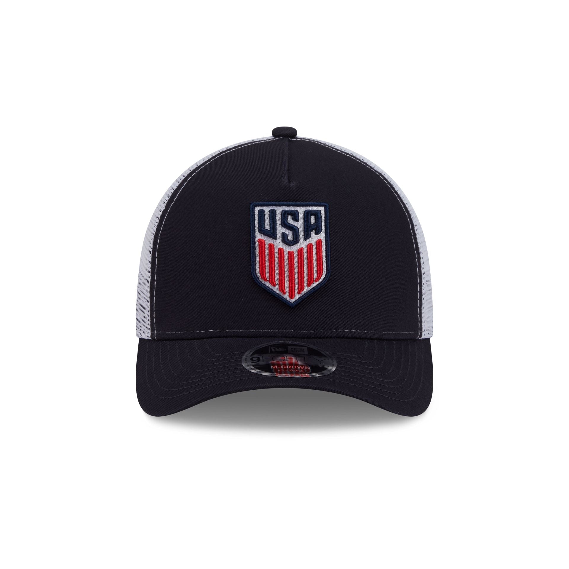 New Era Men's National Team Navy 9FORTY M-Crown A-Frame Trucker