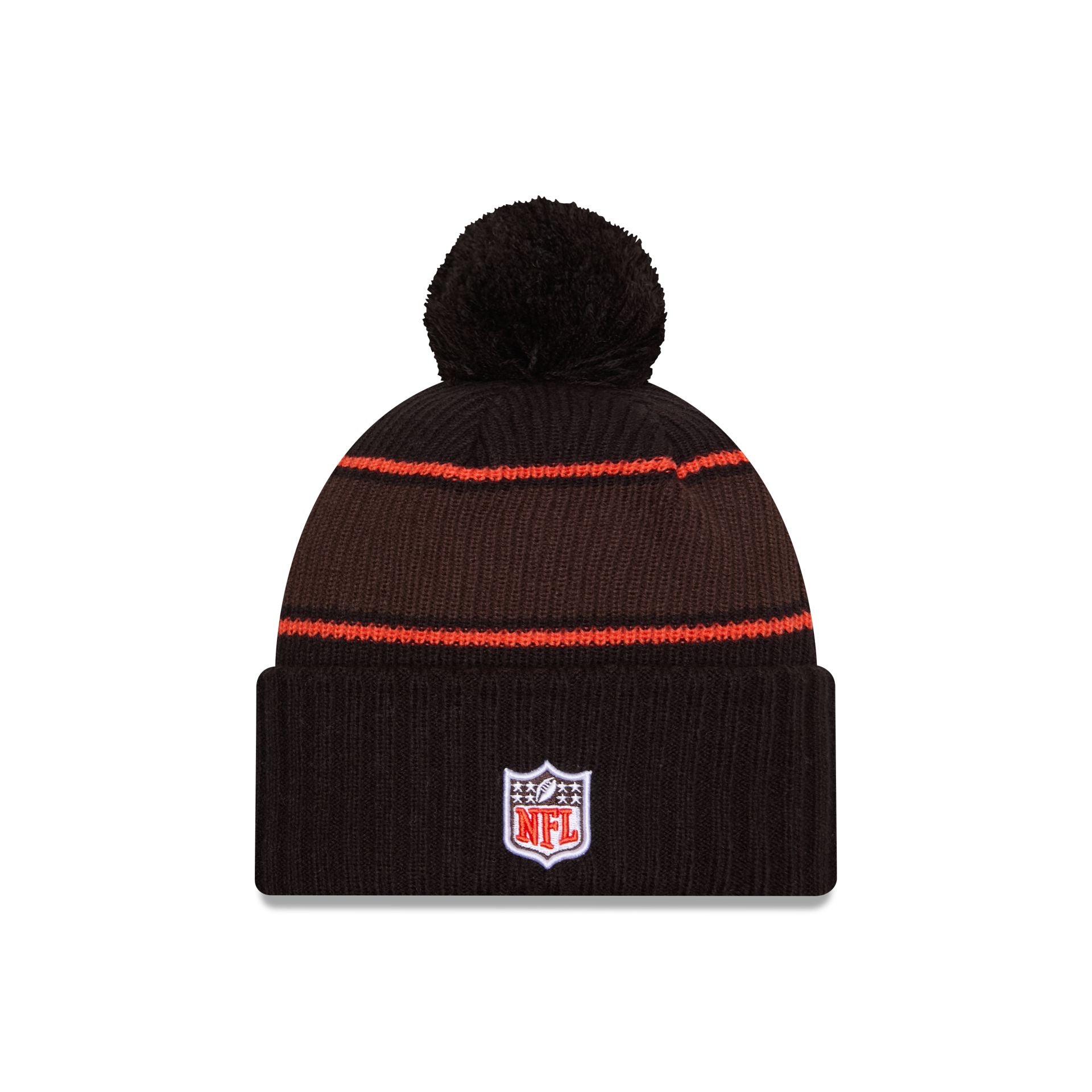 New Era 2024 Cold Weather Black Pom Knit