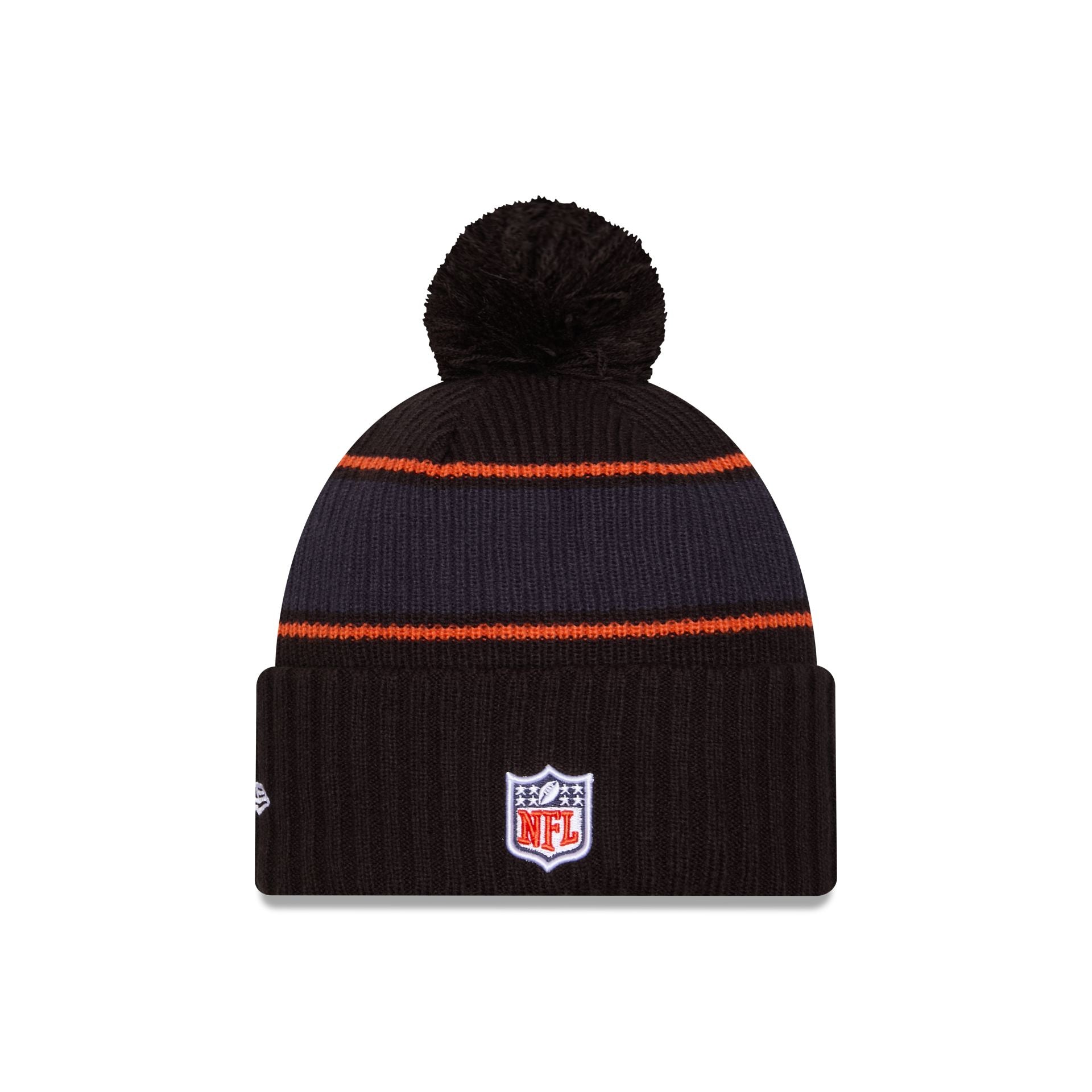 New Era 2024 Cold Weather Black Pom Knit