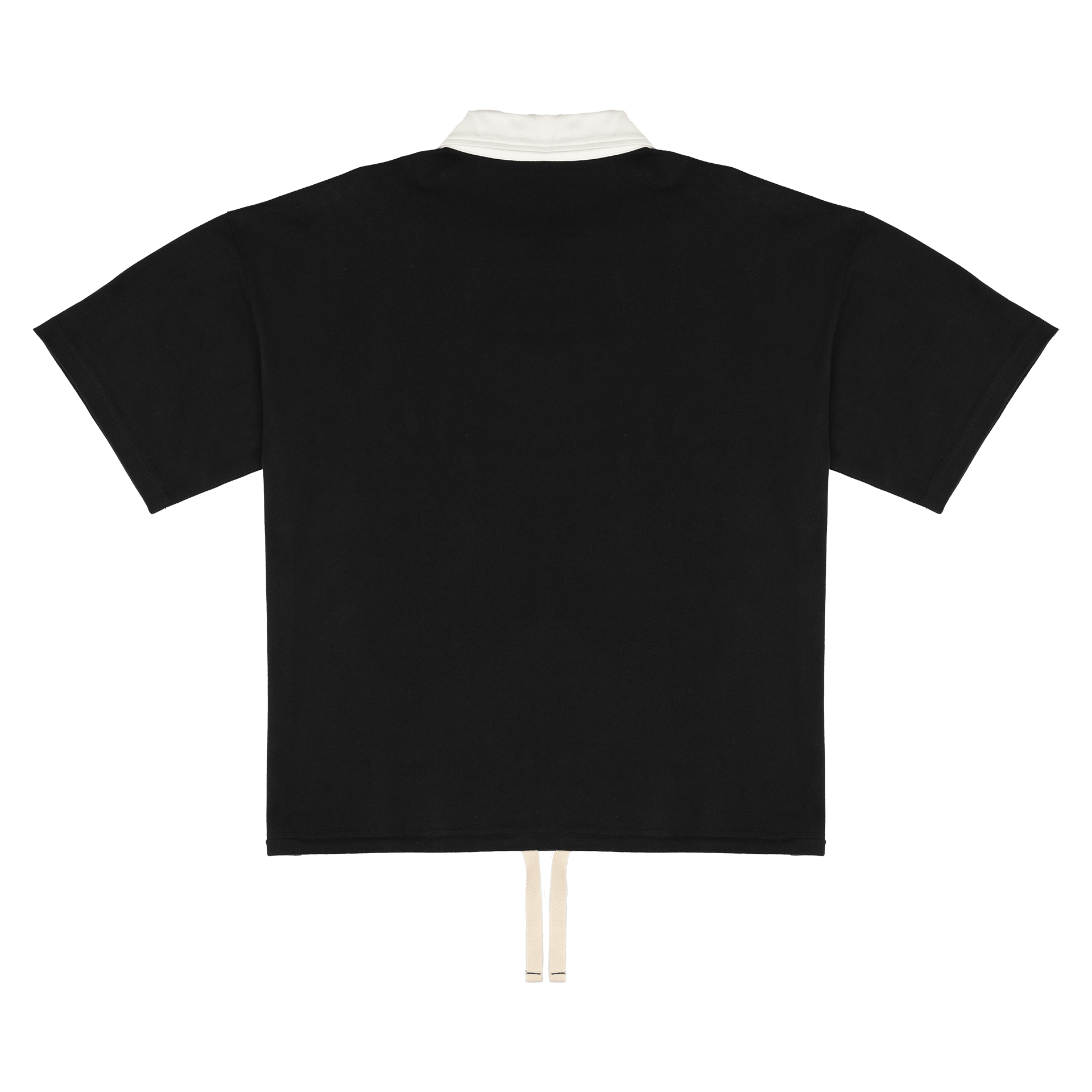 New Era Alden Black Rugby Shirt