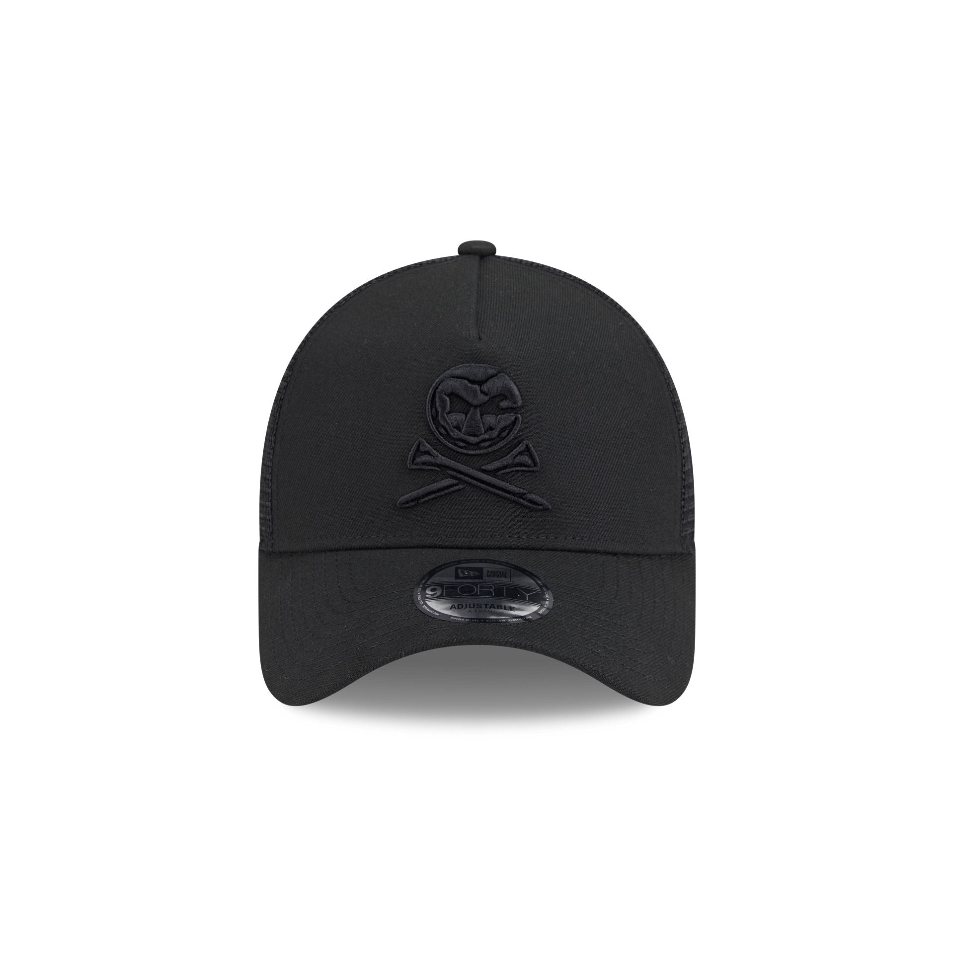 New Era All Black 9FORTY A-Frame Trucker
