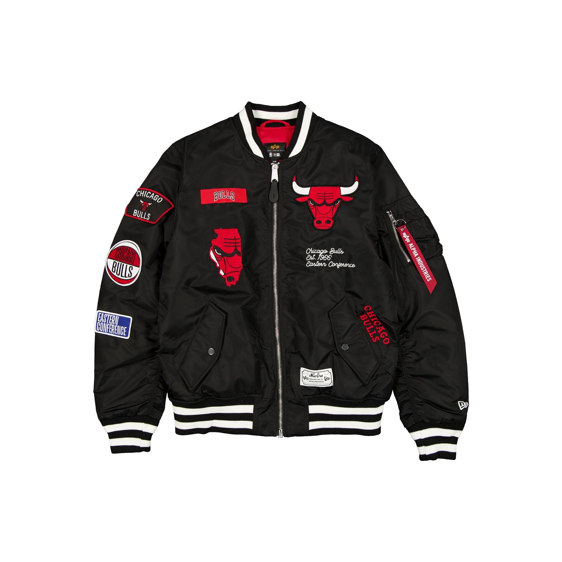 New Era Alpha Industries Black MA-1 Bomber Jacket