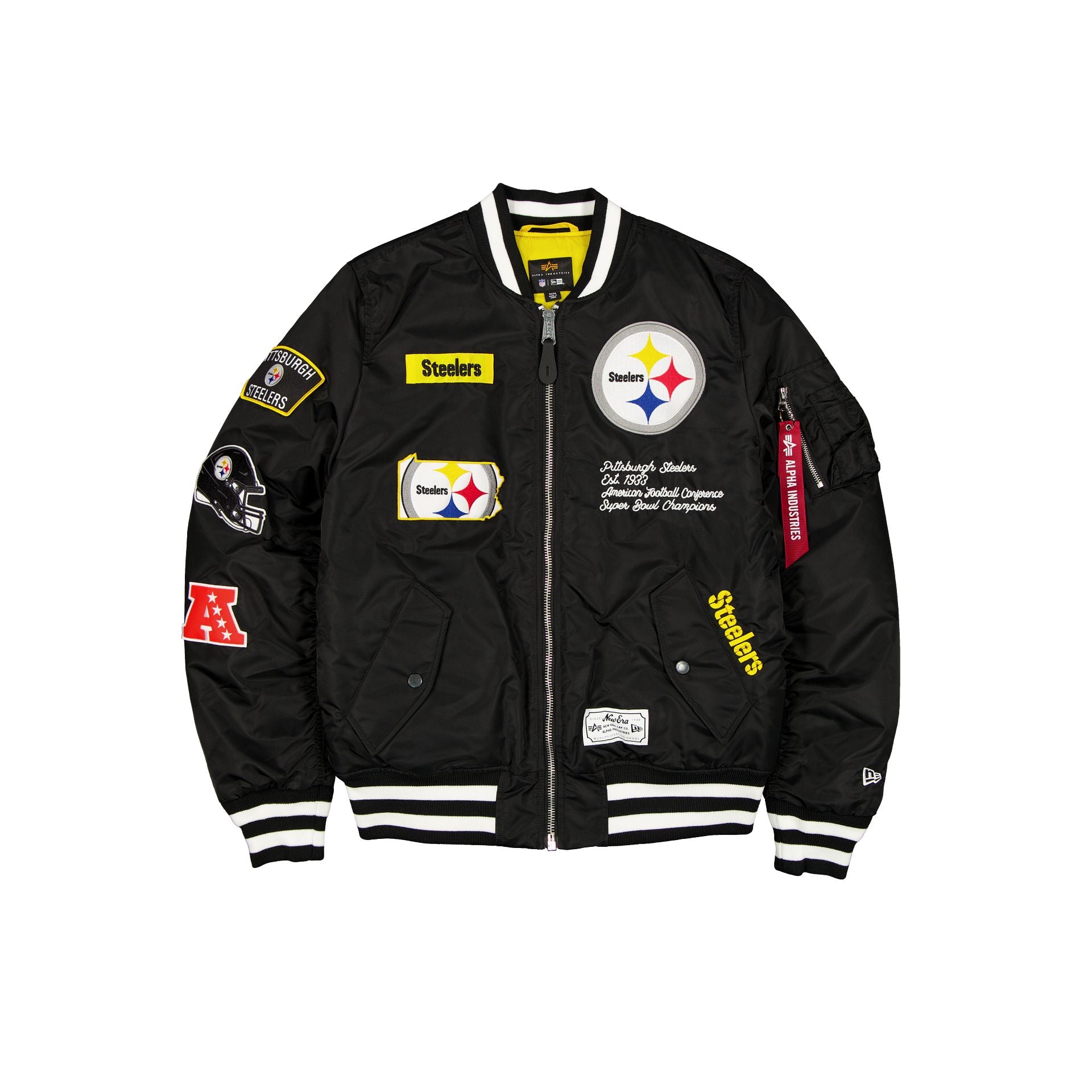 new era Alpha Industries Black MA-1 Bomber Jacket