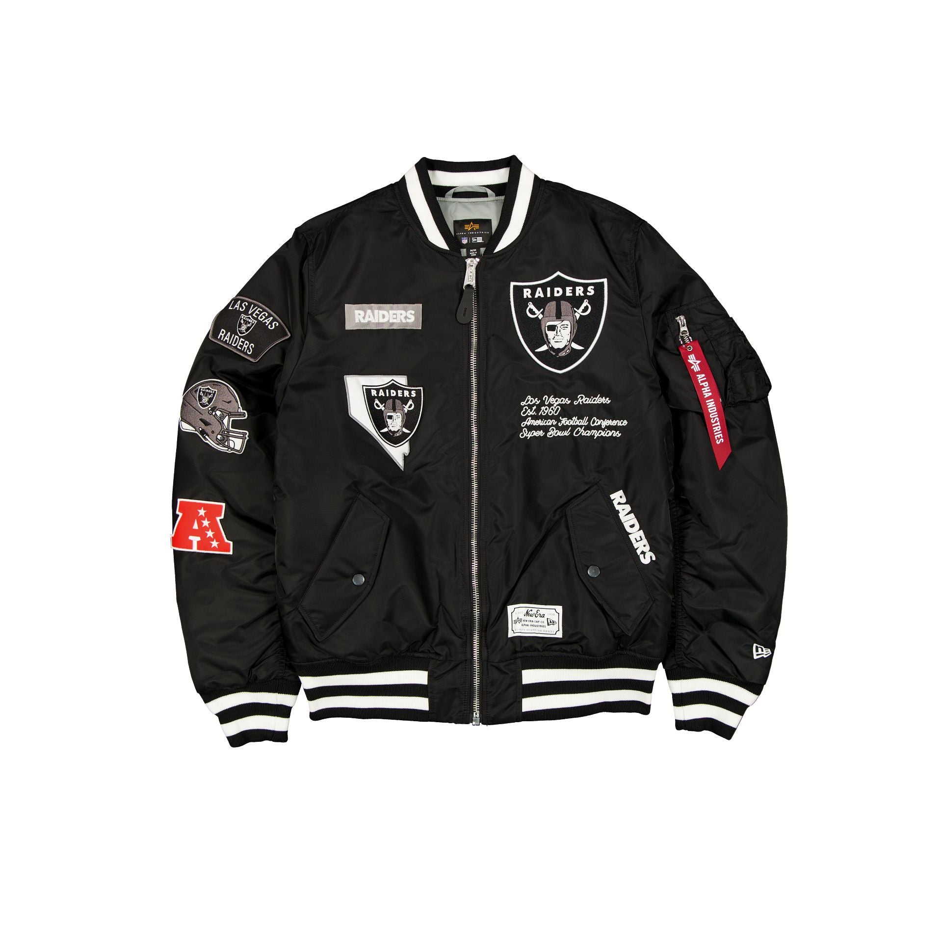 new era Alpha Industries Black MA-1 Bomber Jacket