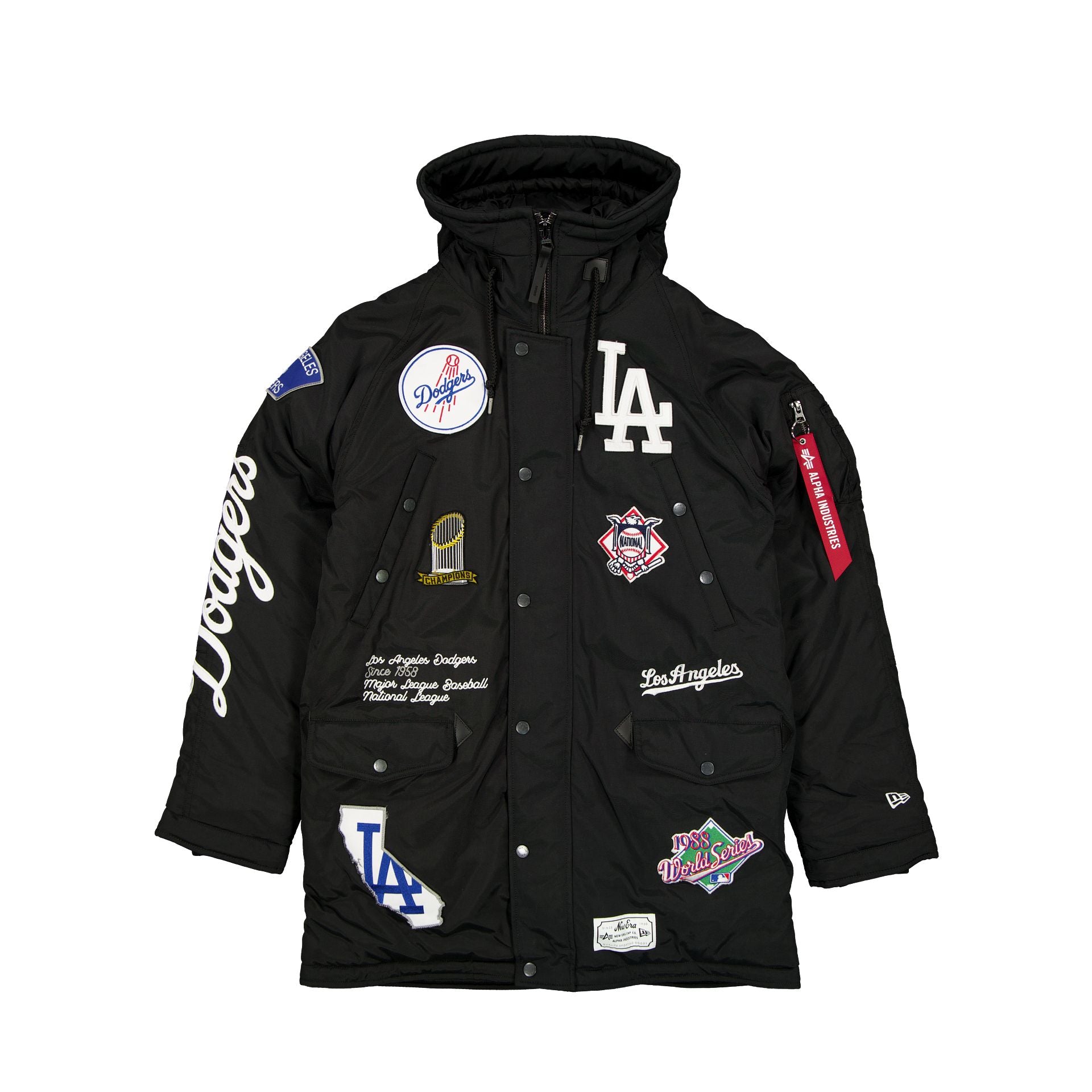 new era Alpha Industries Black N-3B Parka Jacket