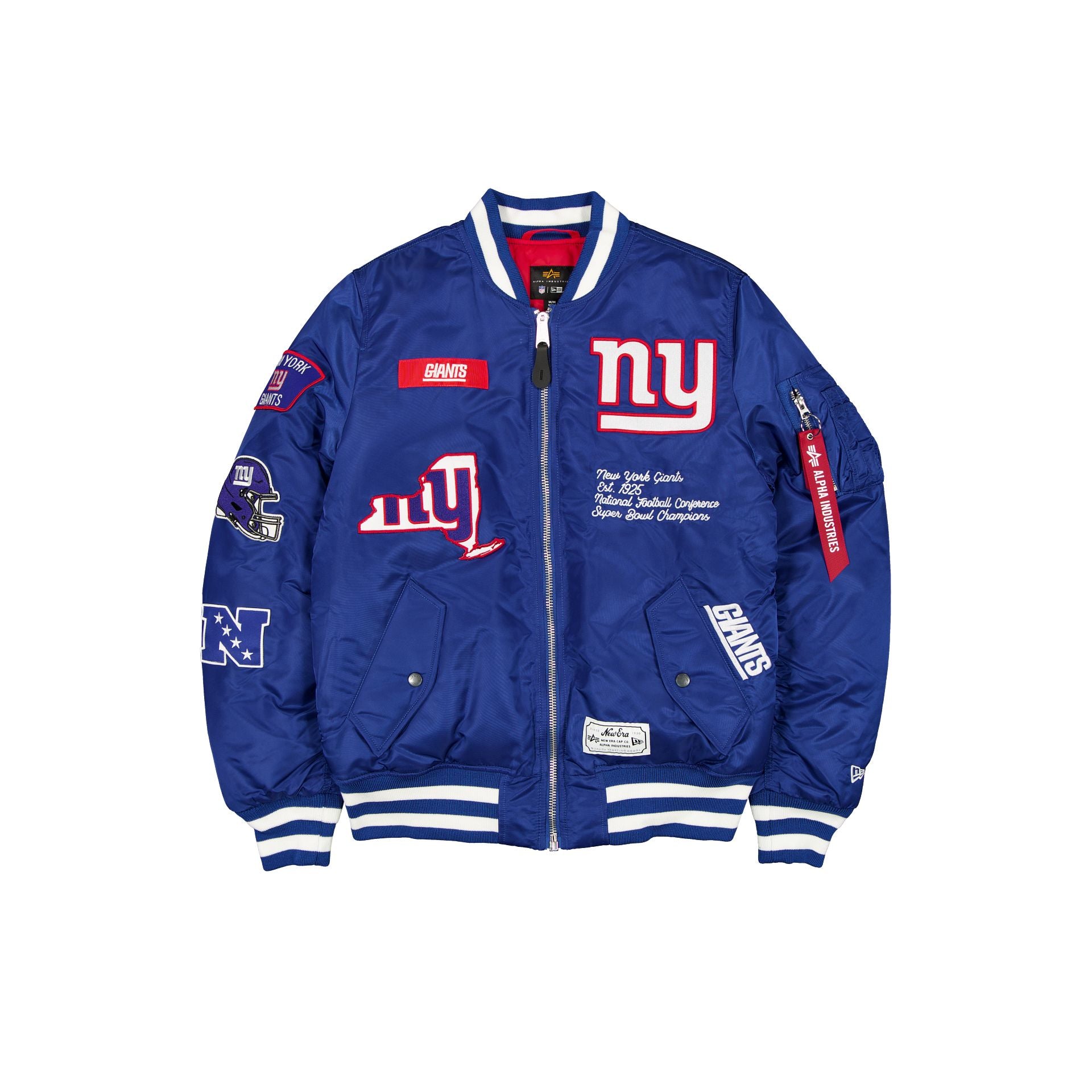 new era Alpha Industries Blue MA-1 Bomber Jacket
