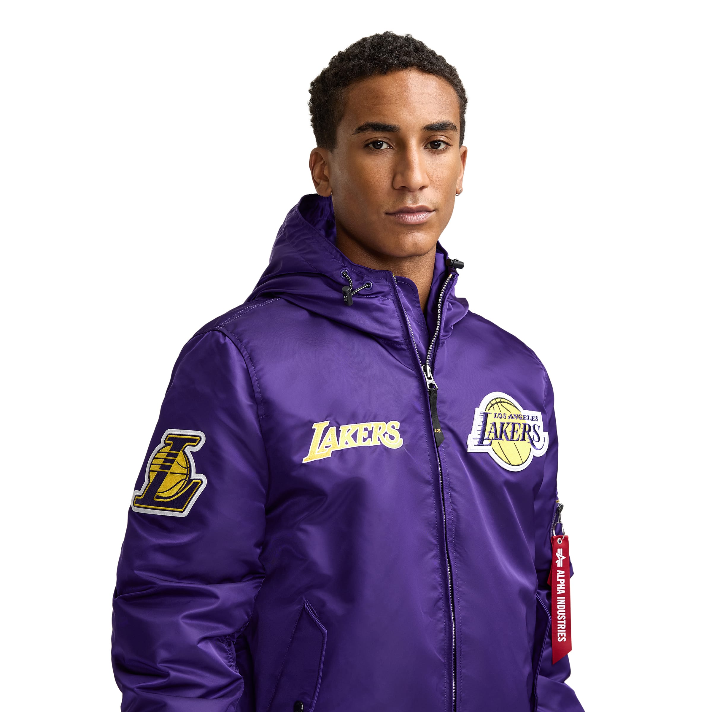 New Era Alpha Industries L-2B Hooded Bomber Jacket